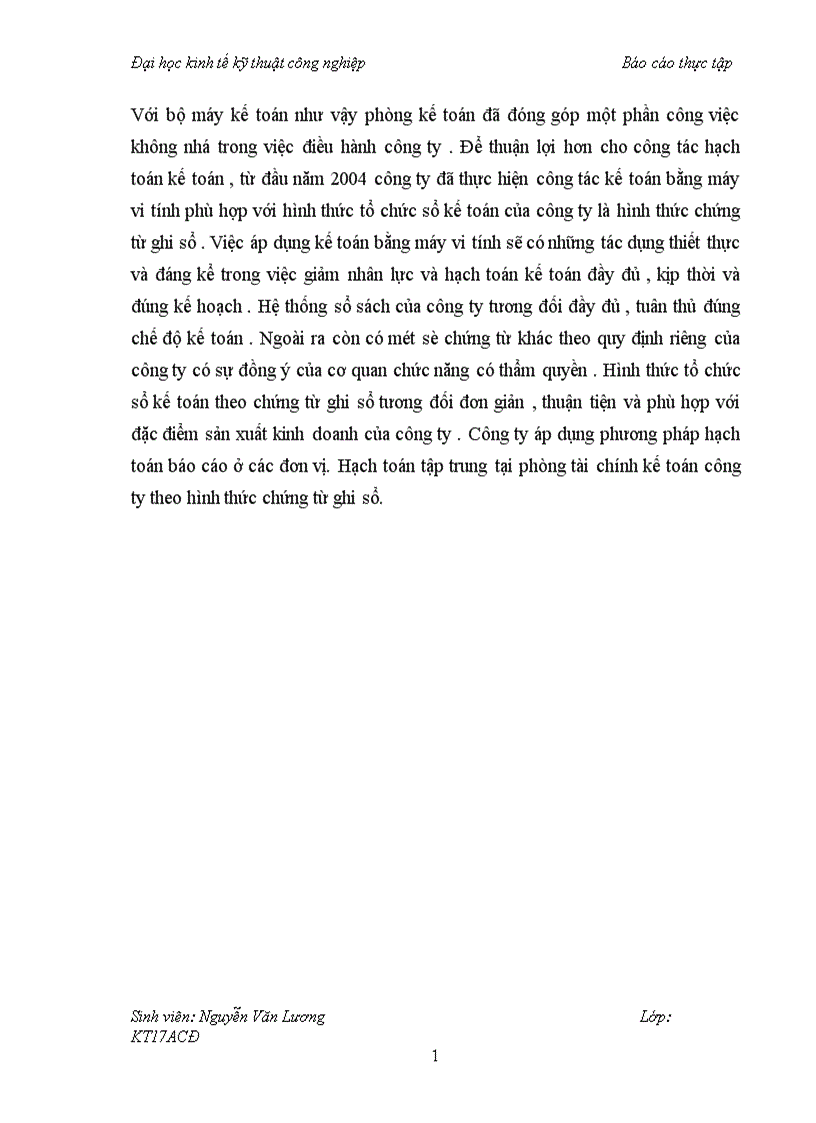 image for page Đánh giá về kế toán tổng hợp tại công ty cổ phần xây dựng sô 2 Quảng Ninh 1