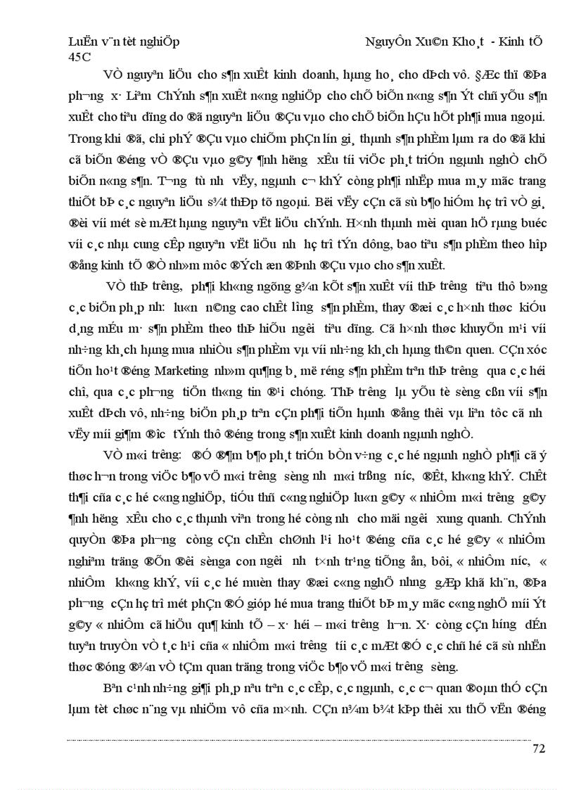 image for page Nghiên cứu các ngành nghề trong hộ nông dân trên địa bàn xã qua ba năm 2001 2003