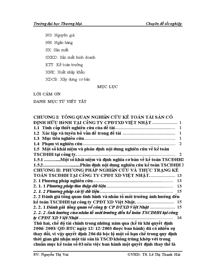 image for page Kế toán tài sản cố định hữu hình tại công ty cổ phần đầu tư xây dựng việt nhật