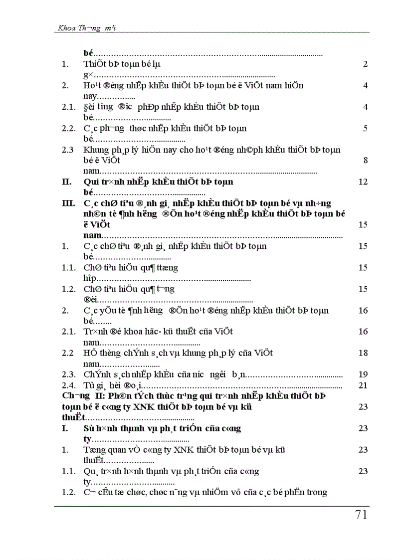 image for page Giải pháp hoàn thiện qui trình nhập khẩu thiết bị toàn bộ ở Công ty XNK thiết bị toàn bộ và kỹ thuật