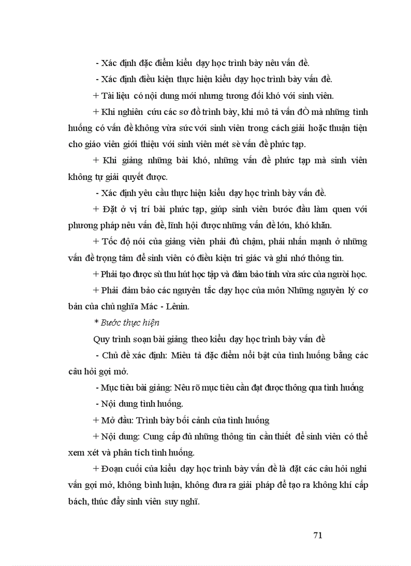image for page Vận dụng phương pháp nêu vấn đề trong dạy học môn Những nguyên lý cơ bản của Chủ nghĩa Mác Lênin phần lý luận của Chủ nghĩa Mác Lênin về chủ nghĩa xã hội ở trường Đại học Quy Nhơn