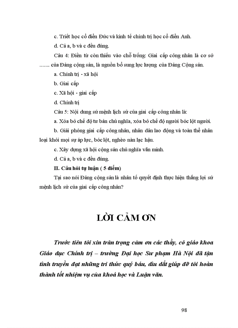 image for page Vận dụng phương pháp nêu vấn đề trong dạy học môn Những nguyên lý cơ bản của Chủ nghĩa Mác Lênin phần lý luận của Chủ nghĩa Mác Lênin về chủ nghĩa xã hội ở trường Đại học Quy Nhơn