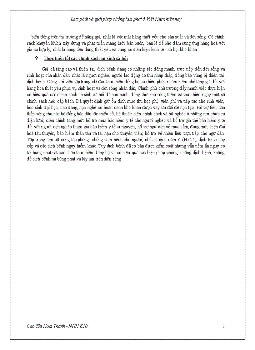 image for page Lạm phát và giải pháp chống lạm phát ở Việt Nam hiện nay
