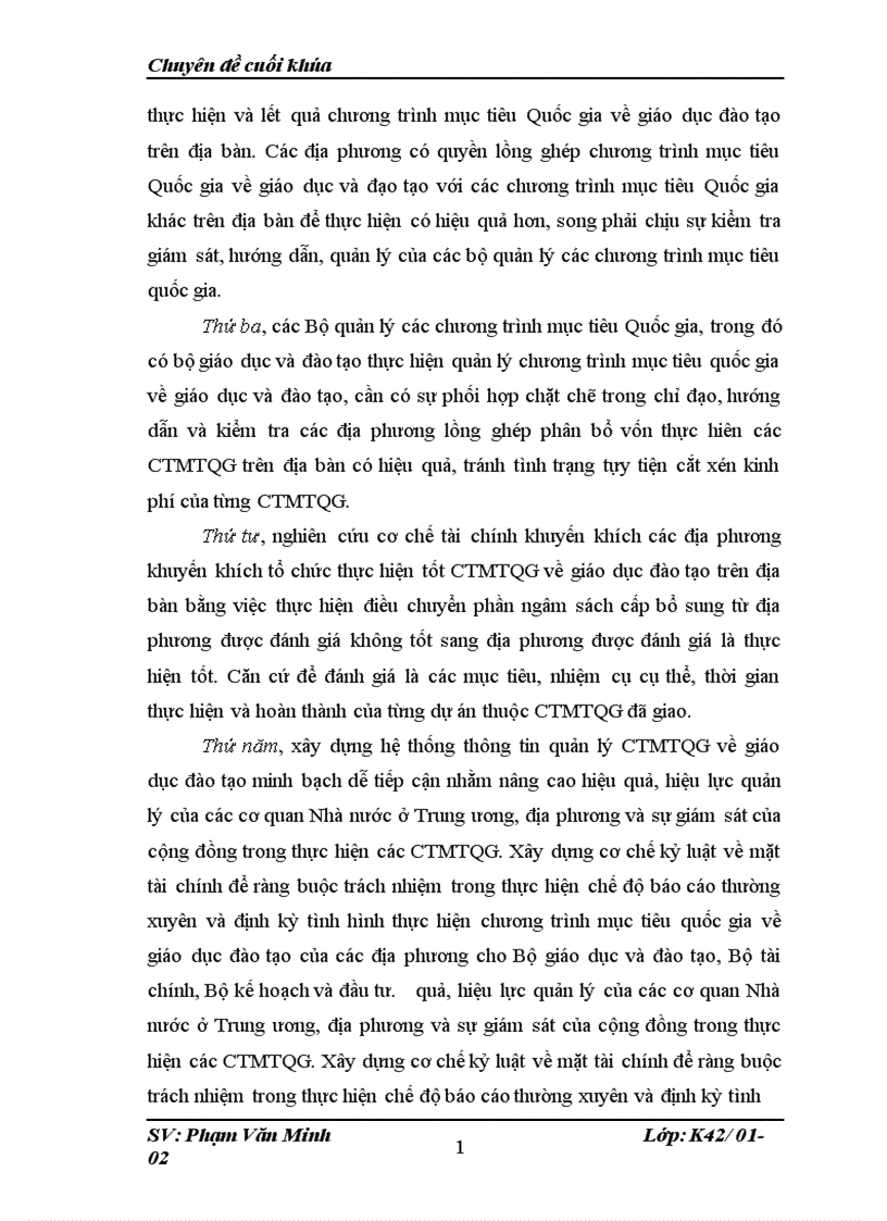 image for page Cơ chế quản lý Ngân sách nhà nước cho nghành giáo dục và đào tạo cảu Việt Nam Thực trạng và giải pháp