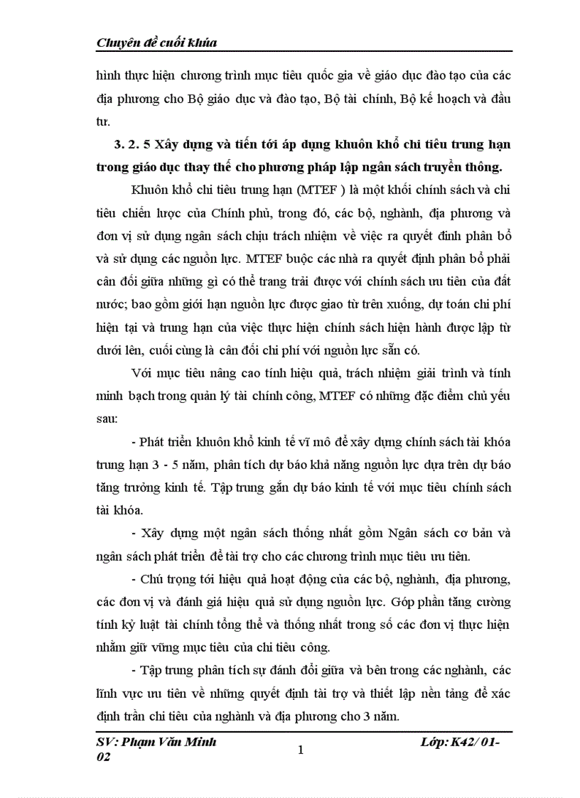 image for page Cơ chế quản lý Ngân sách nhà nước cho nghành giáo dục và đào tạo cảu Việt Nam Thực trạng và giải pháp