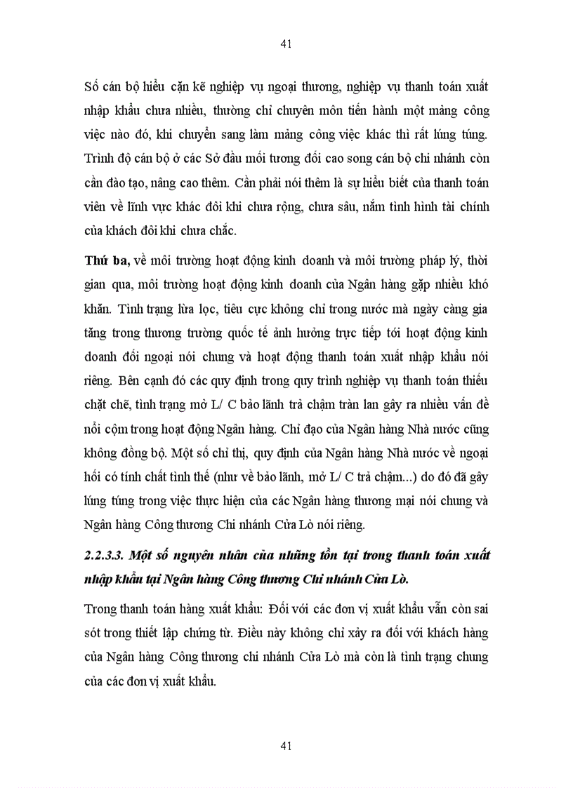 image for page Phát triển hoạt động thanh toán quốc tế tại Ngân hàng Công Thương Chi nhánh Cửa Lò 1