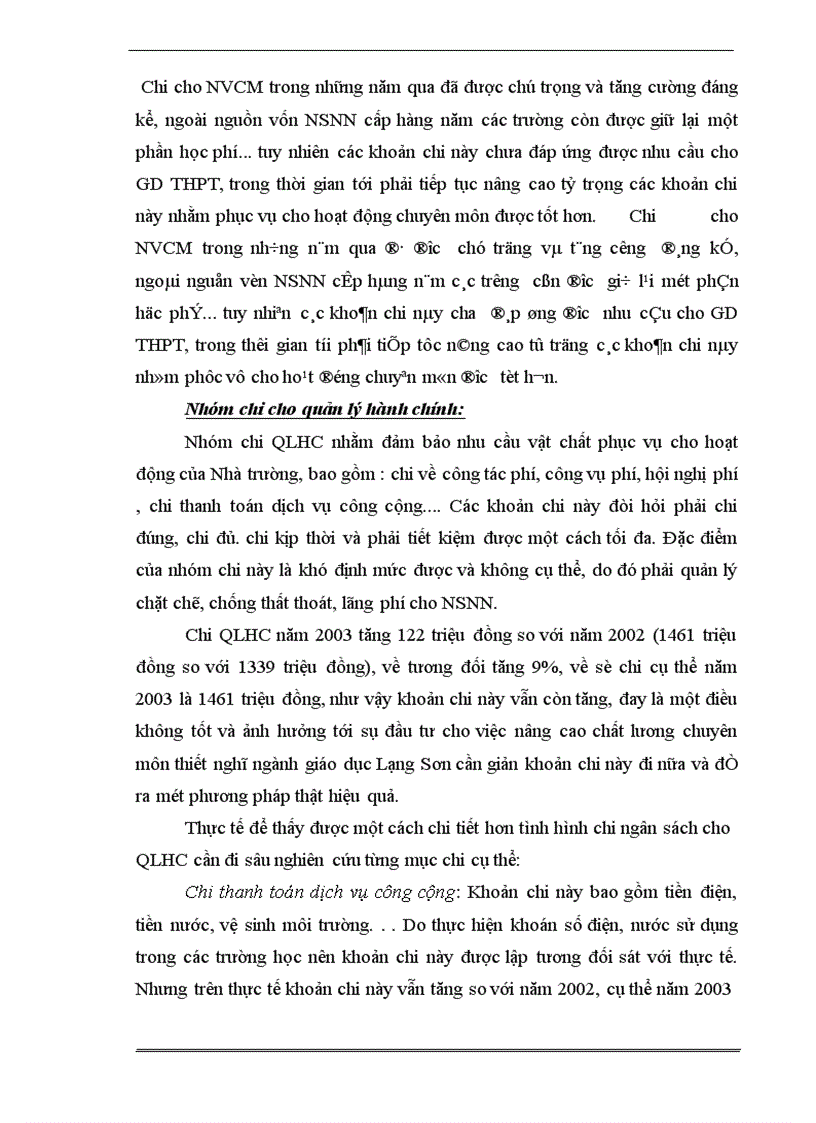 image for page Một số giải pháp nhằm tăng cường công tác quản lý chi ngân sách Nhà nước cho giáo dục trung học phổ thông ở tỉnh Lạng Sơn