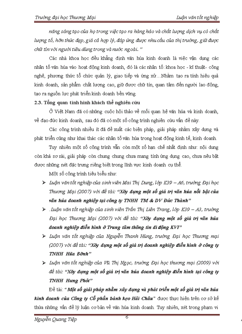 image for page Một số giải pháp nhắm xây dựng và phát triển một số giá trị văn hóa kinh doanh của Công ty cổ phần Bánh kẹo Hải Châu 1