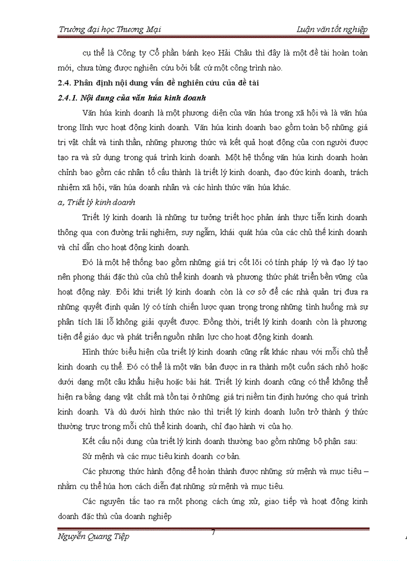 image for page Một số giải pháp nhắm xây dựng và phát triển một số giá trị văn hóa kinh doanh của Công ty cổ phần Bánh kẹo Hải Châu 1