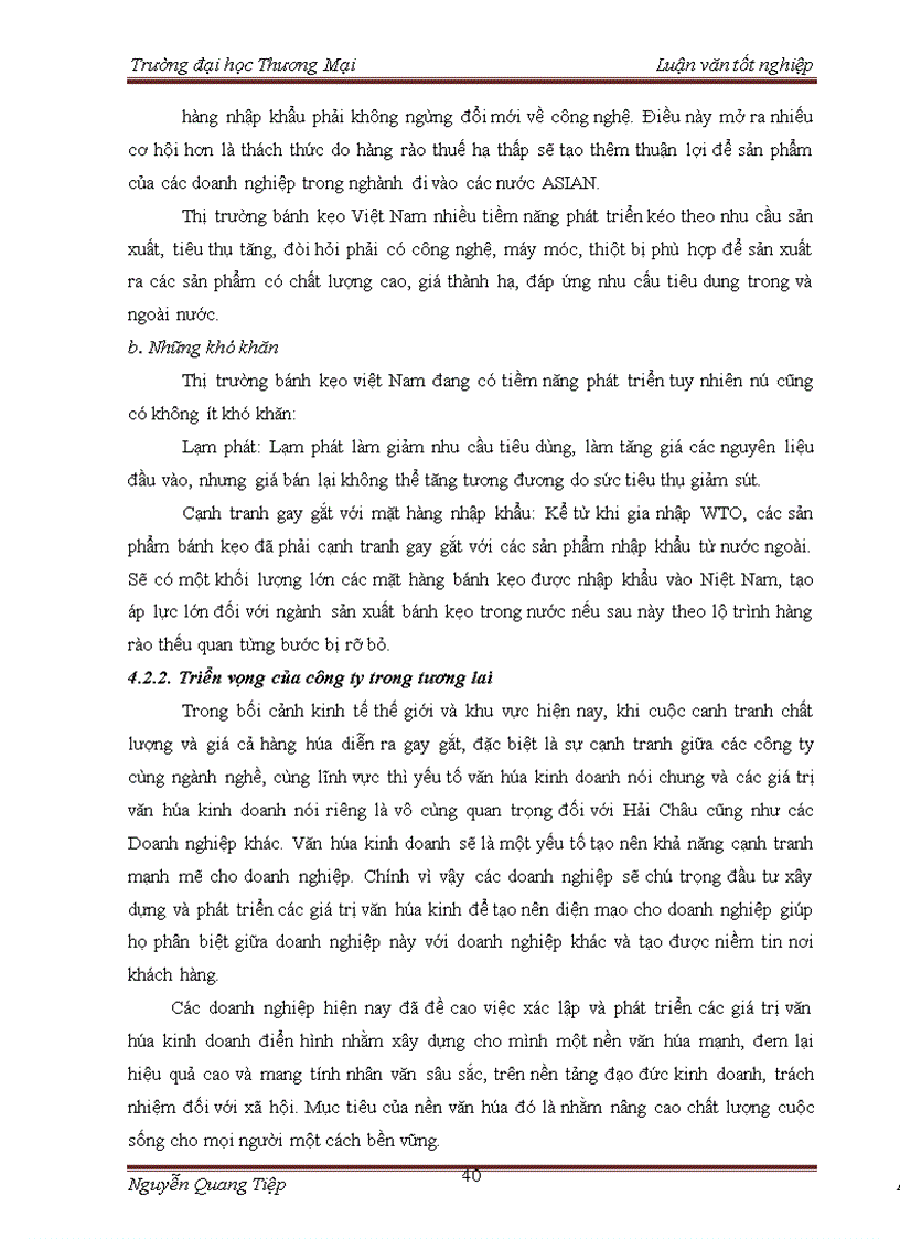 image for page Một số giải pháp nhắm xây dựng và phát triển một số giá trị văn hóa kinh doanh của Công ty cổ phần Bánh kẹo Hải Châu 1