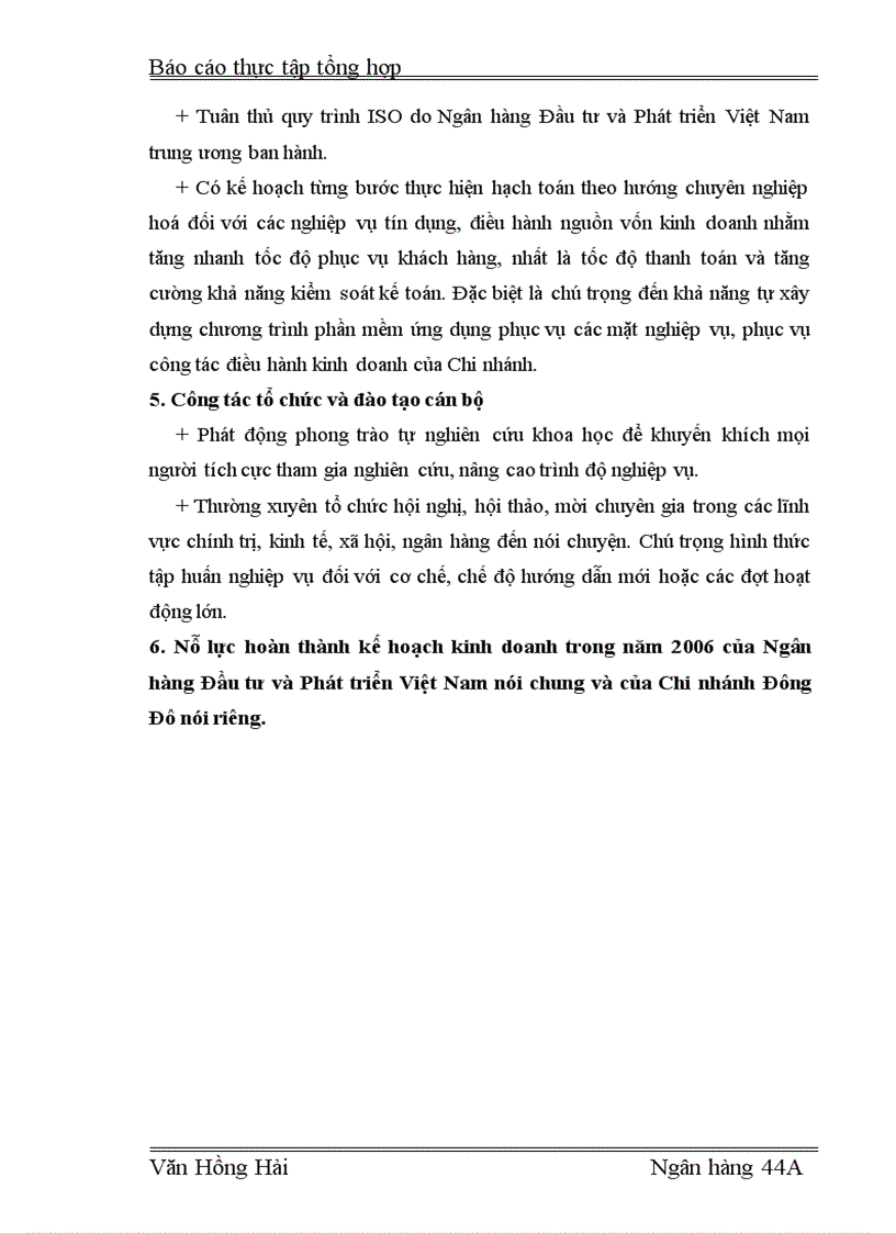 image for page Tình hình hoạt động của Chi nhánh Ngân hàng Đầu tư và Phát triển Đông Đô