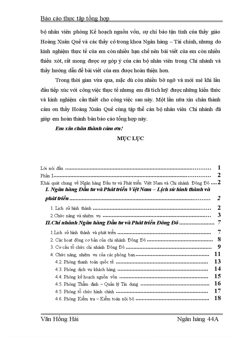image for page Tình hình hoạt động của Chi nhánh Ngân hàng Đầu tư và Phát triển Đông Đô
