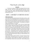 Hội nhập và vấn đề toàn cầu hoá