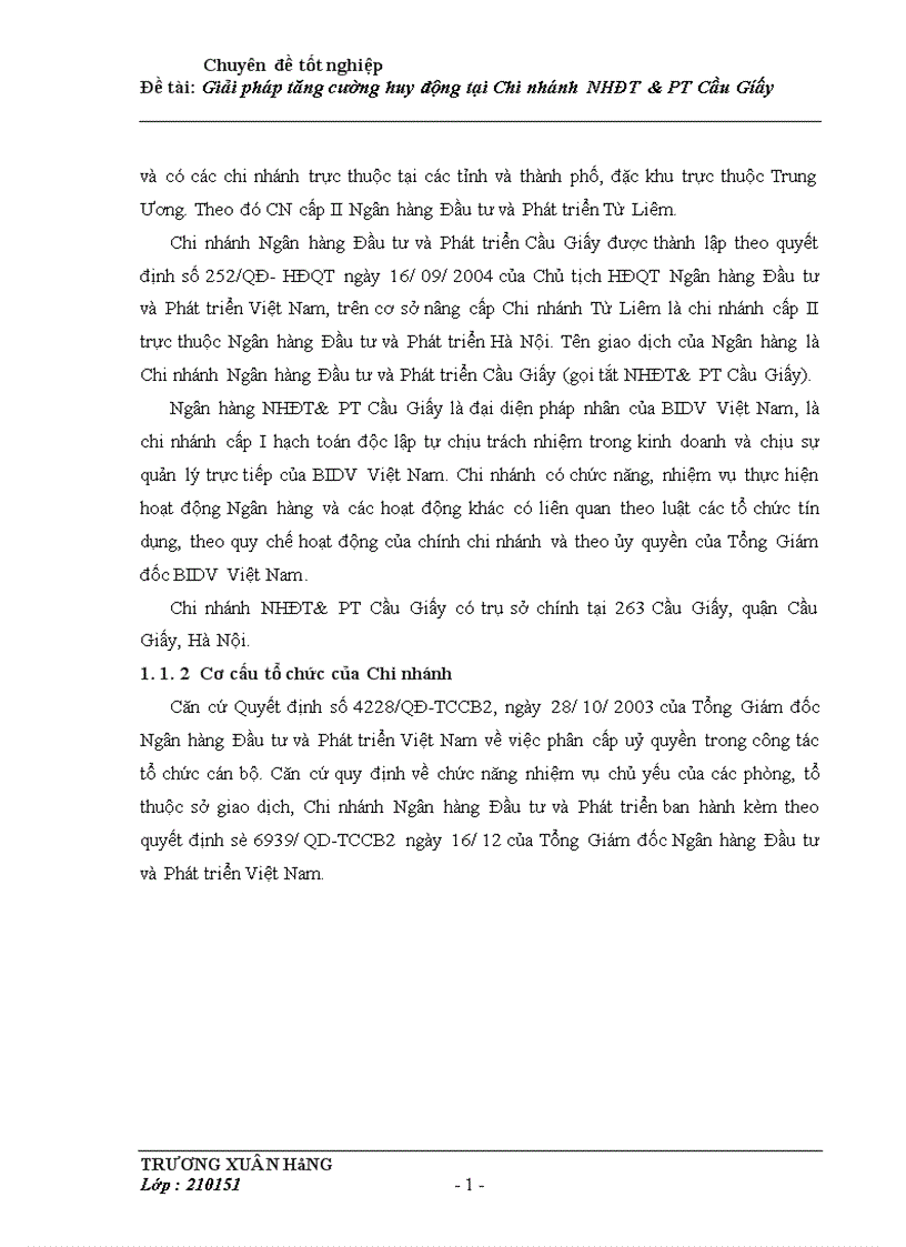 image for page Giải pháp tăng cường huy động vốn tại Chi nhánh Ngân hàng Đầu tư và Phát triển Cầu Giấy 1