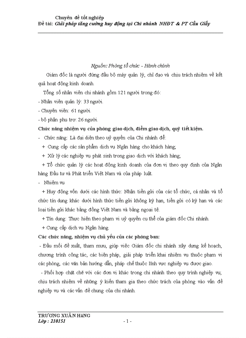 image for page Giải pháp tăng cường huy động vốn tại Chi nhánh Ngân hàng Đầu tư và Phát triển Cầu Giấy 1