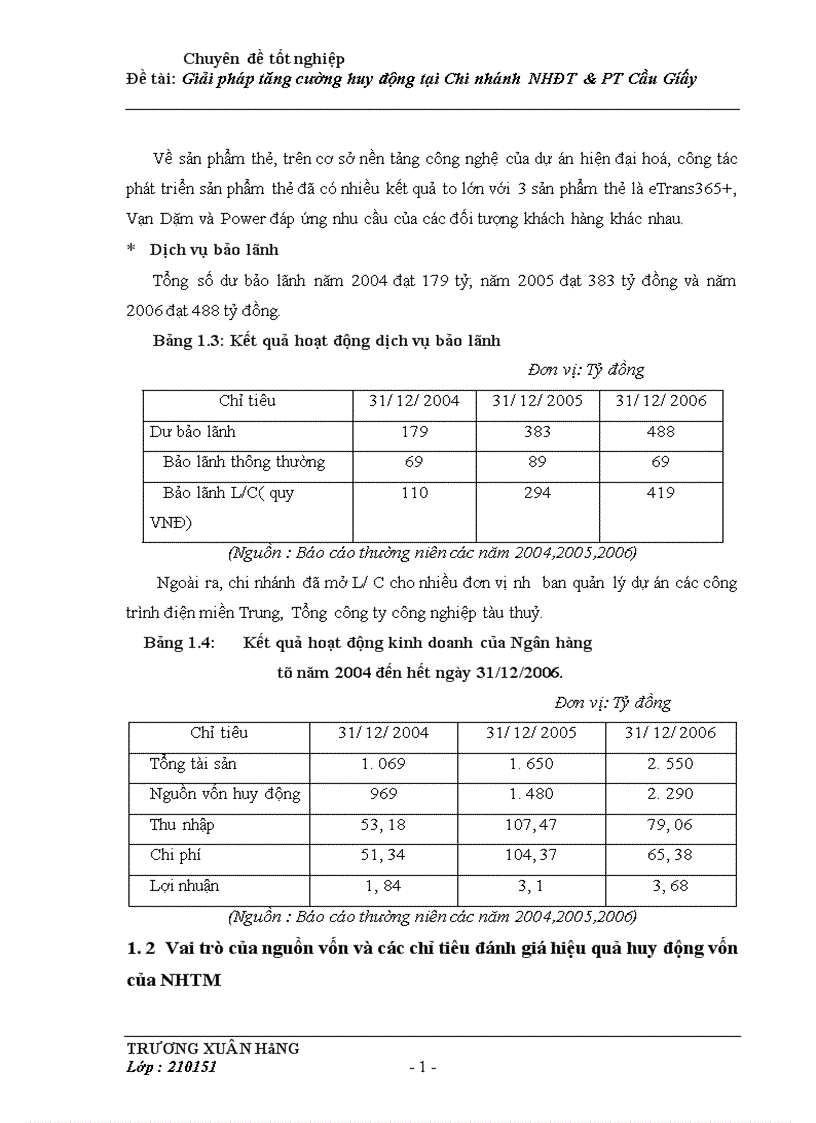 image for page Giải pháp tăng cường huy động vốn tại Chi nhánh Ngân hàng Đầu tư và Phát triển Cầu Giấy 1