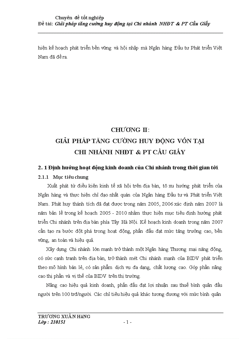 image for page Giải pháp tăng cường huy động vốn tại Chi nhánh Ngân hàng Đầu tư và Phát triển Cầu Giấy 1