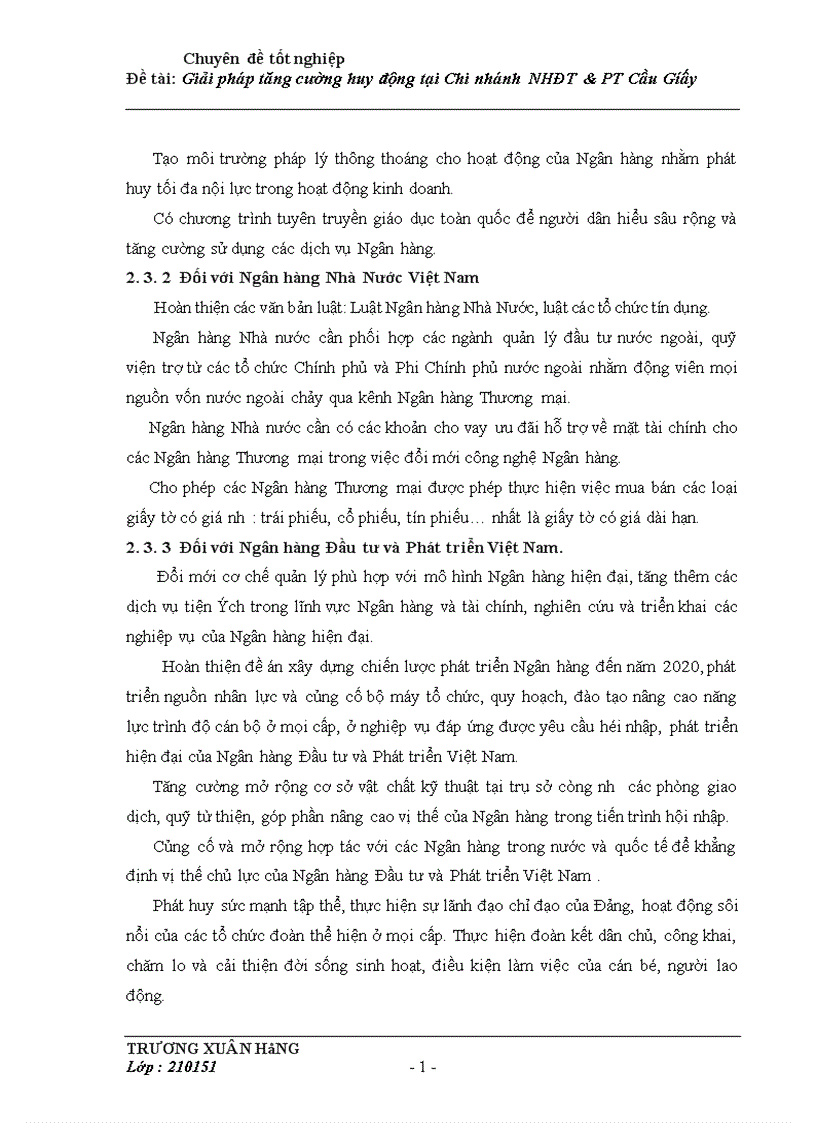 image for page Giải pháp tăng cường huy động vốn tại Chi nhánh Ngân hàng Đầu tư và Phát triển Cầu Giấy 1