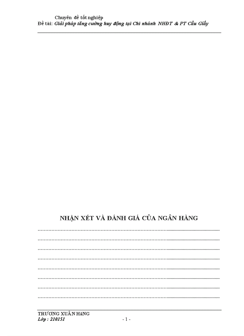 image for page Giải pháp tăng cường huy động vốn tại Chi nhánh Ngân hàng Đầu tư và Phát triển Cầu Giấy 1