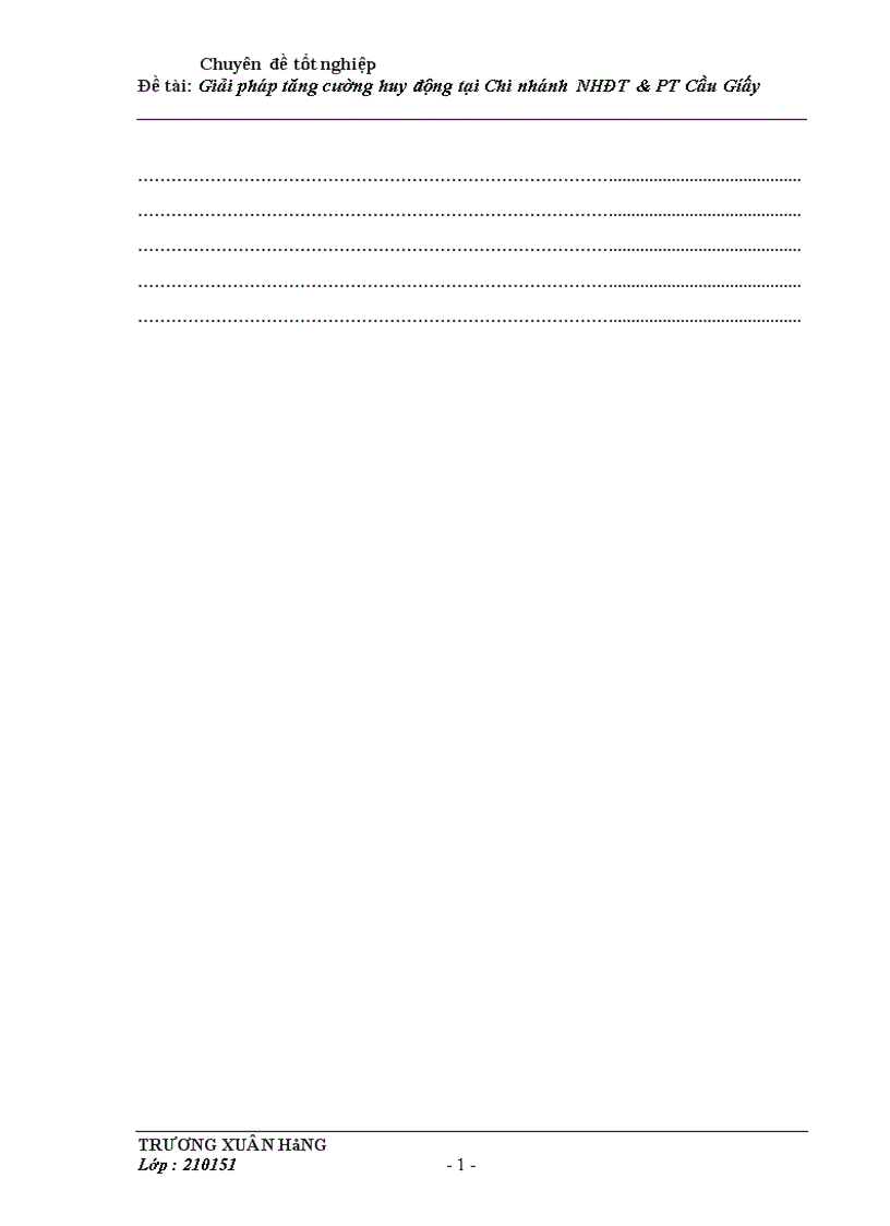 image for page Giải pháp tăng cường huy động vốn tại Chi nhánh Ngân hàng Đầu tư và Phát triển Cầu Giấy 1