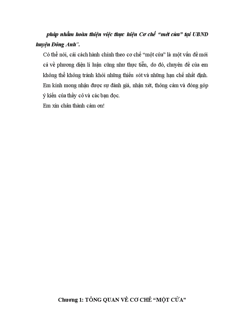 image for page Một số giải pháp nhằm hoàn thiện việc thực hiện Cơ chế một cửa tại UBND huyện Đông Anh 1