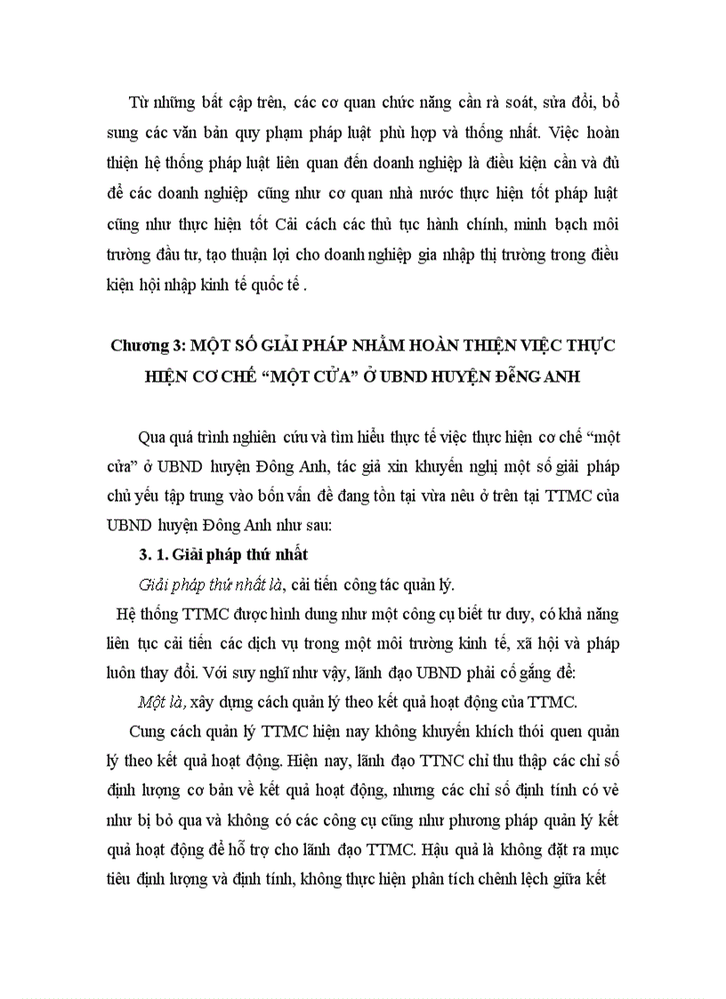 image for page Một số giải pháp nhằm hoàn thiện việc thực hiện Cơ chế một cửa tại UBND huyện Đông Anh 1