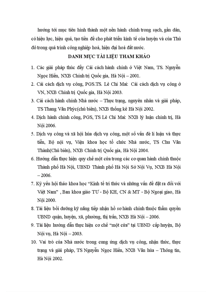 image for page Một số giải pháp nhằm hoàn thiện việc thực hiện Cơ chế một cửa tại UBND huyện Đông Anh 1