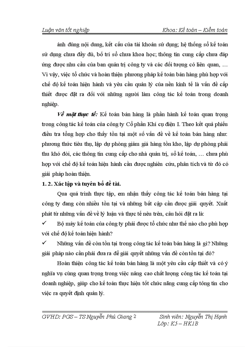 image for page Kế toán bán nhóm hàng thiết bị chiếu sáng tại công ty Cổ phần Khí cụ điện I 1