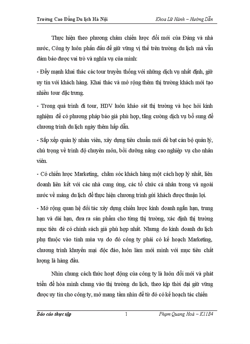 image for page Hoạt động của bộ phận hướng dẫn viên trong công ty 1