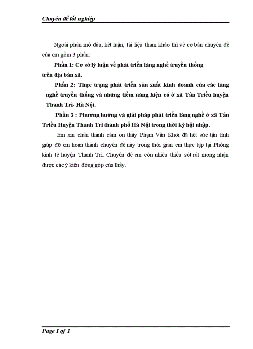 image for page Thực trạng và giải pháp chủ yếu phát triển làng nghề truyền thống ở xã Tân Triều huyện Thanh Trì