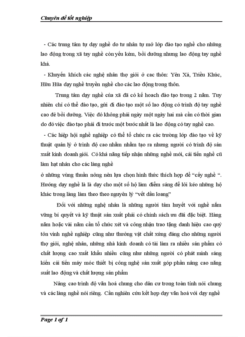 image for page Thực trạng và giải pháp chủ yếu phát triển làng nghề truyền thống ở xã Tân Triều huyện Thanh Trì