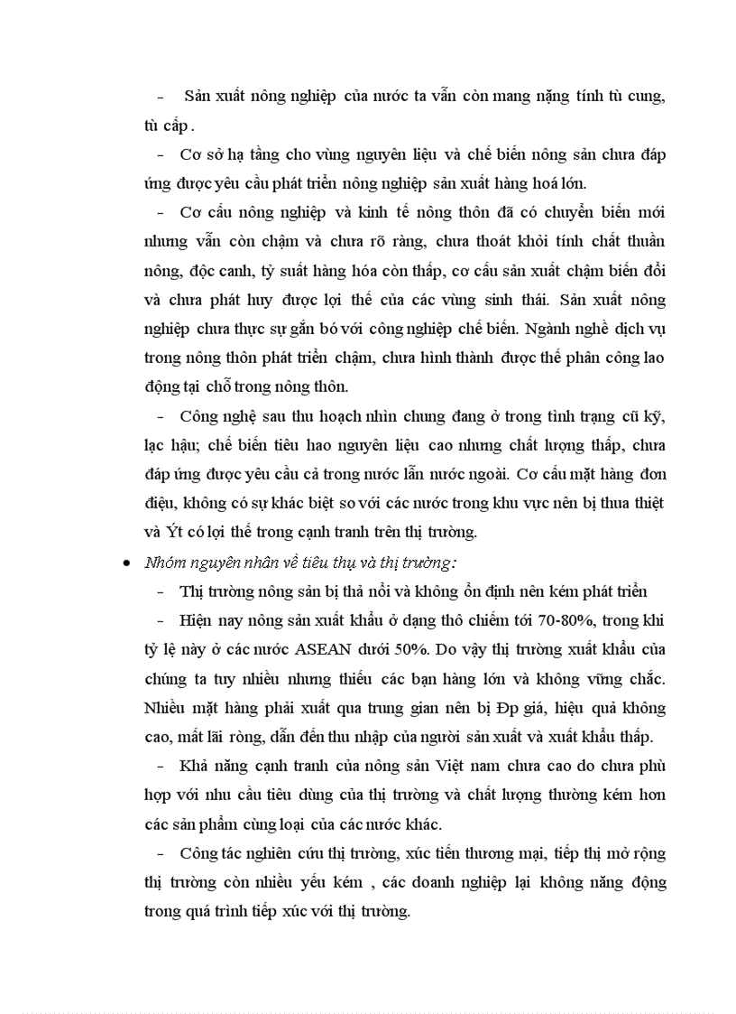 image for page Thực trạng và giải pháp cho vấn đề tiêu thụ nông sản ở Việt nam 1