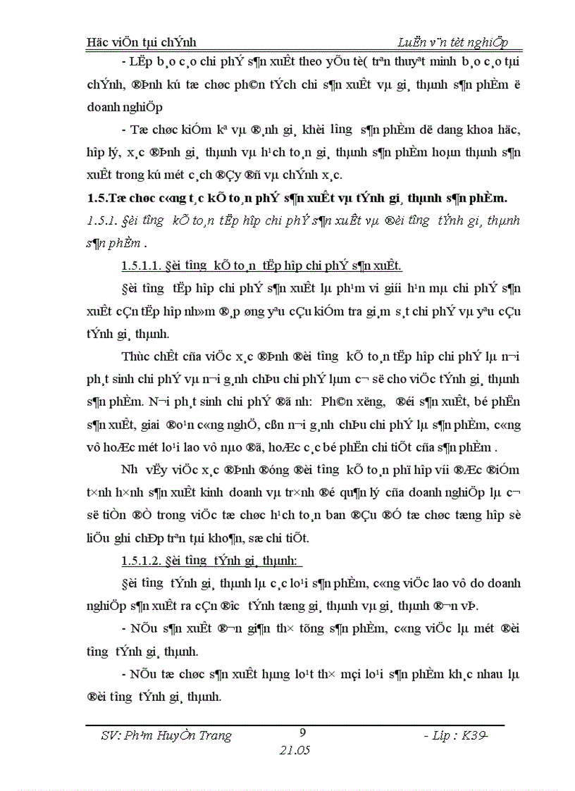 image for page Tổ chức công tác kế toán tập hợp chi phí sản xuất và tính giá thành sản phẩm ở Công ty cổ phần nhựa TNTP Hải Phòng 1