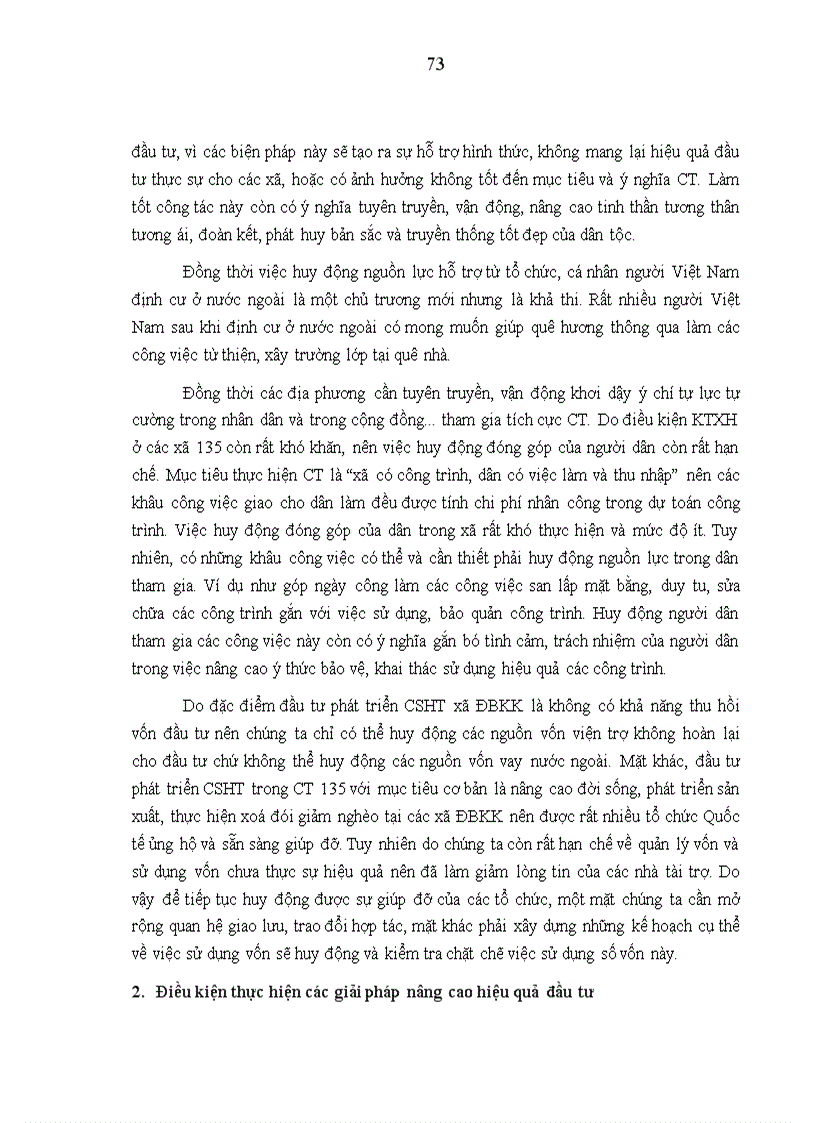 image for page Giải pháp nâng cao hiệu quả đầu tư phát triển cơ sở hạ tầng các xã đặc biệt khó khăn trong Chương trình 135 giai đoạn II tại huyện Minh Hóa tỉnh Quảng Bình 1