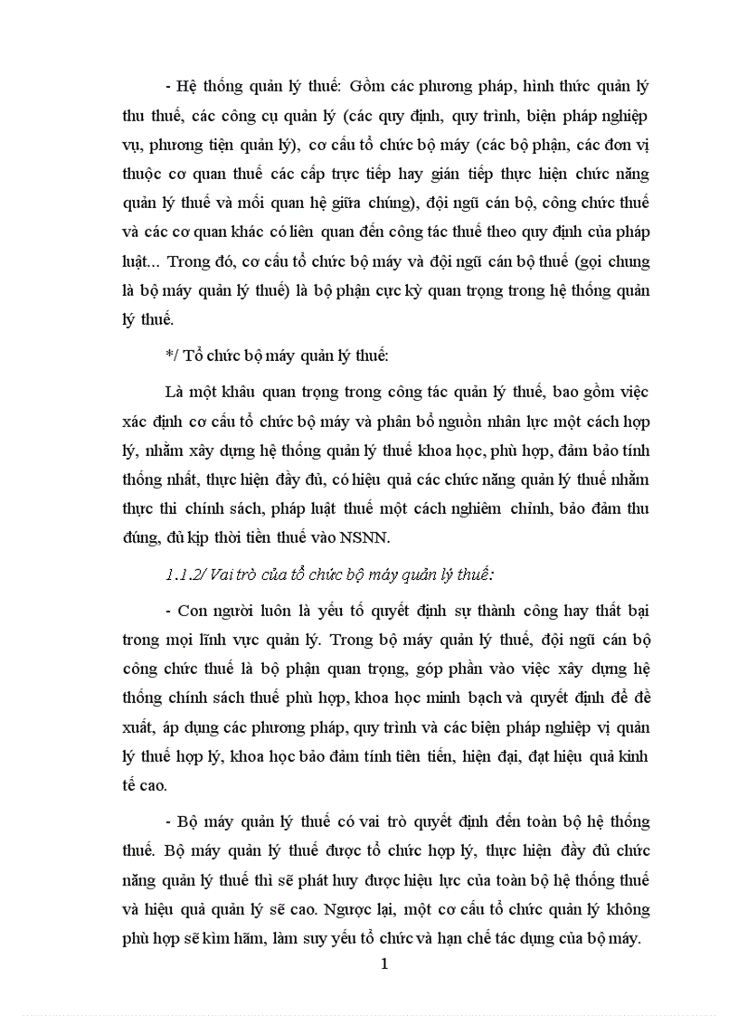 image for page Kiện toàn tổ chức bộ máy quản lý thuế đáp ứng yêu cầu cải cách và hiện đại hoá ngành thuế