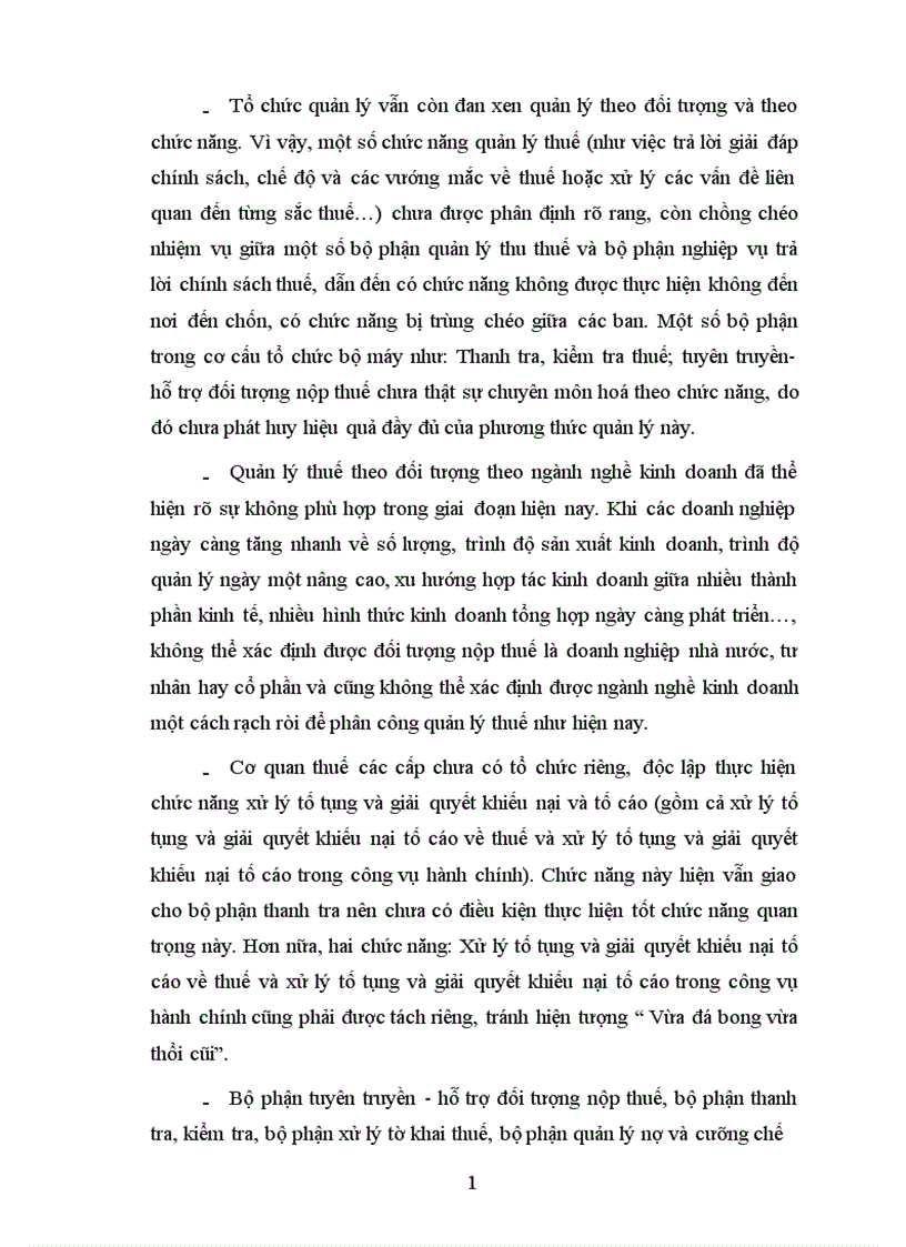 image for page Kiện toàn tổ chức bộ máy quản lý thuế đáp ứng yêu cầu cải cách và hiện đại hoá ngành thuế