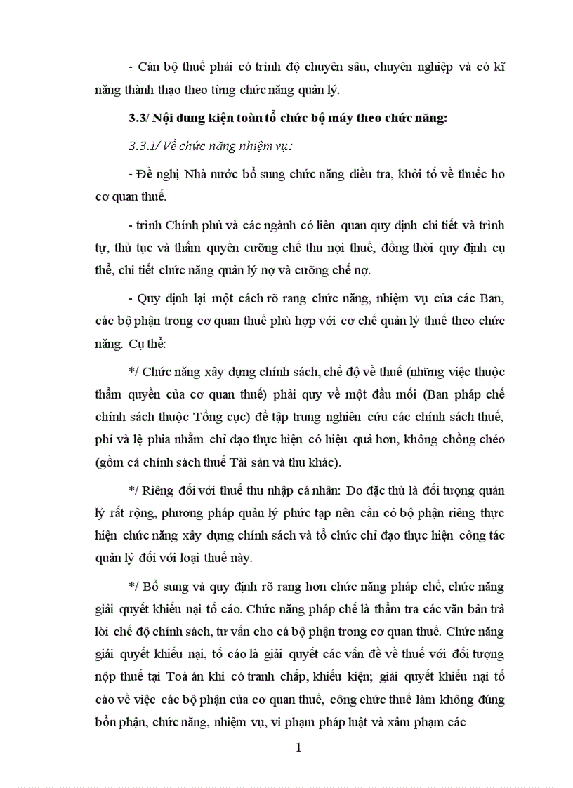 image for page Kiện toàn tổ chức bộ máy quản lý thuế đáp ứng yêu cầu cải cách và hiện đại hoá ngành thuế