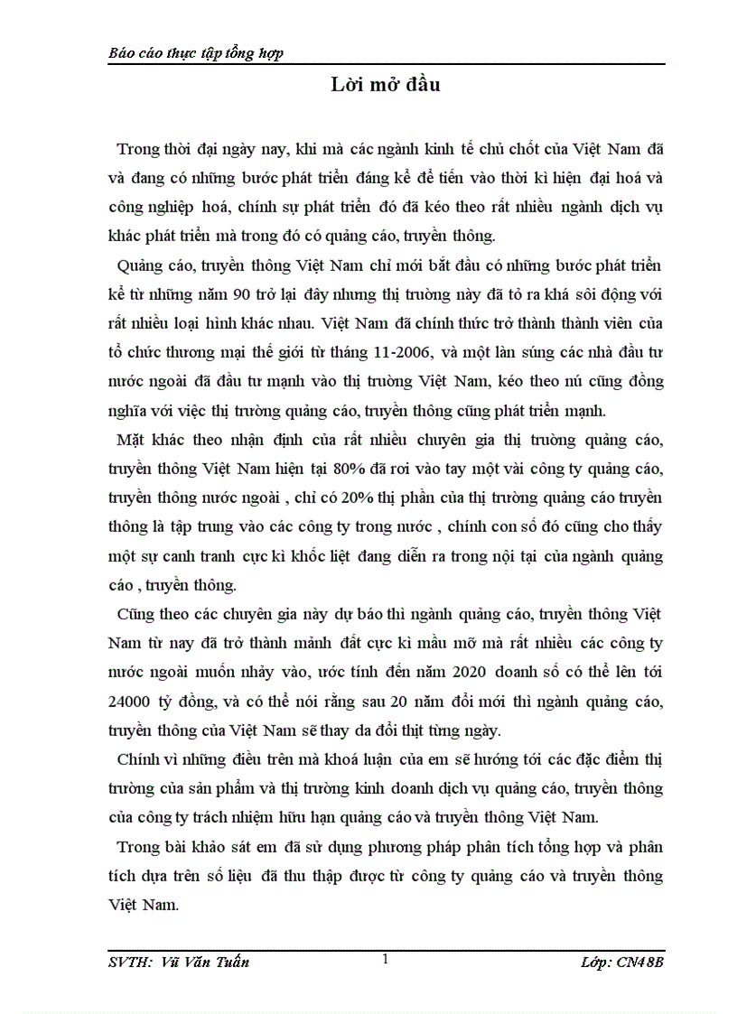 image for page Thực trạng công tác đào tạo tuyển dụng bố trí và sử dụng nhân lực tại công ty quảng cáo và truyền thông Việt Nam