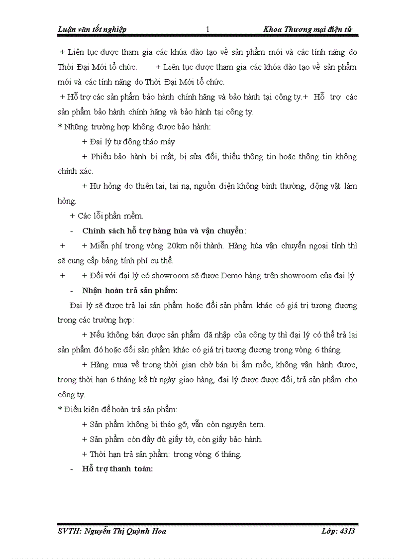 image for page Hoàn thiện dịch vụ sau bán cho khách hàng doanh nghiệp tại Công ty CP đầu tư phát triển công nghệ Thời Đại Mới Đại Mới Kính gửi