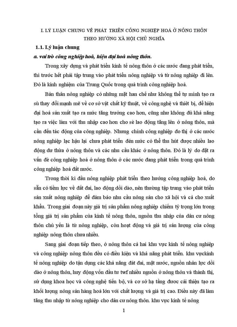 image for page Thực trạng công nghiệp hoá nông thôn ở Bắc Giang