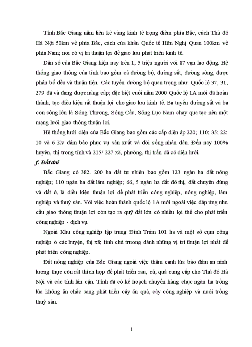 image for page Thực trạng công nghiệp hoá nông thôn ở Bắc Giang