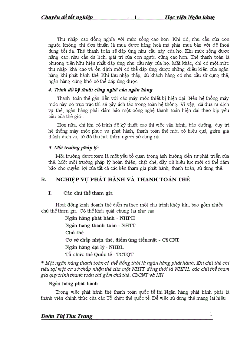 image for page Giải pháp nhằm thúc đầy nghiệp vụ phát hành và thanh toán thẻ tại Ngân Hàng thương mại cổ phần Kỹ Thương Việt Nam Techcombank 1