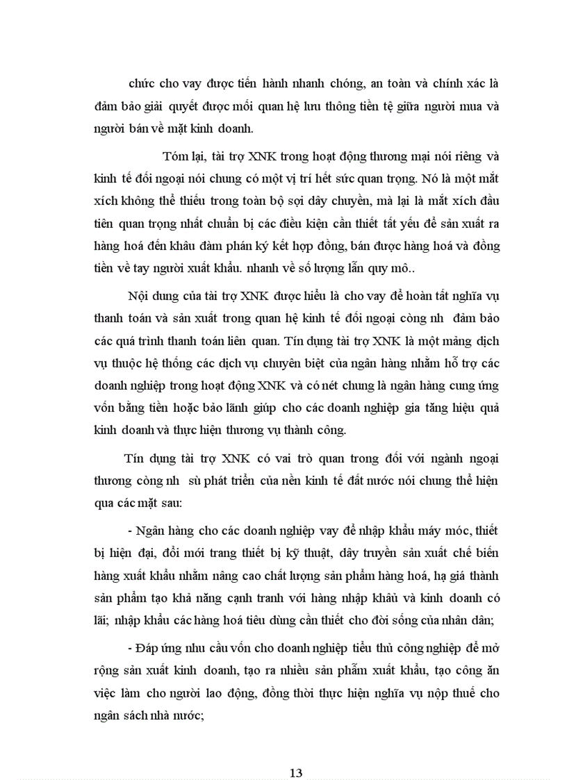 image for page Những giải pháp nhằm nâng cao hiệu quả tín dụng tài trợ XNK tại Hội Sở chính Ngân Hàng Ngoại Thương Việt Nam 1