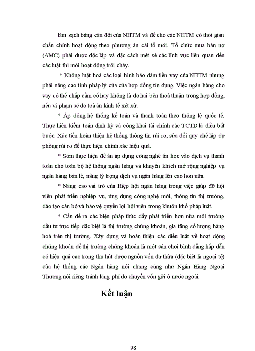 image for page Những giải pháp nhằm nâng cao hiệu quả tín dụng tài trợ XNK tại Hội Sở chính Ngân Hàng Ngoại Thương Việt Nam 1