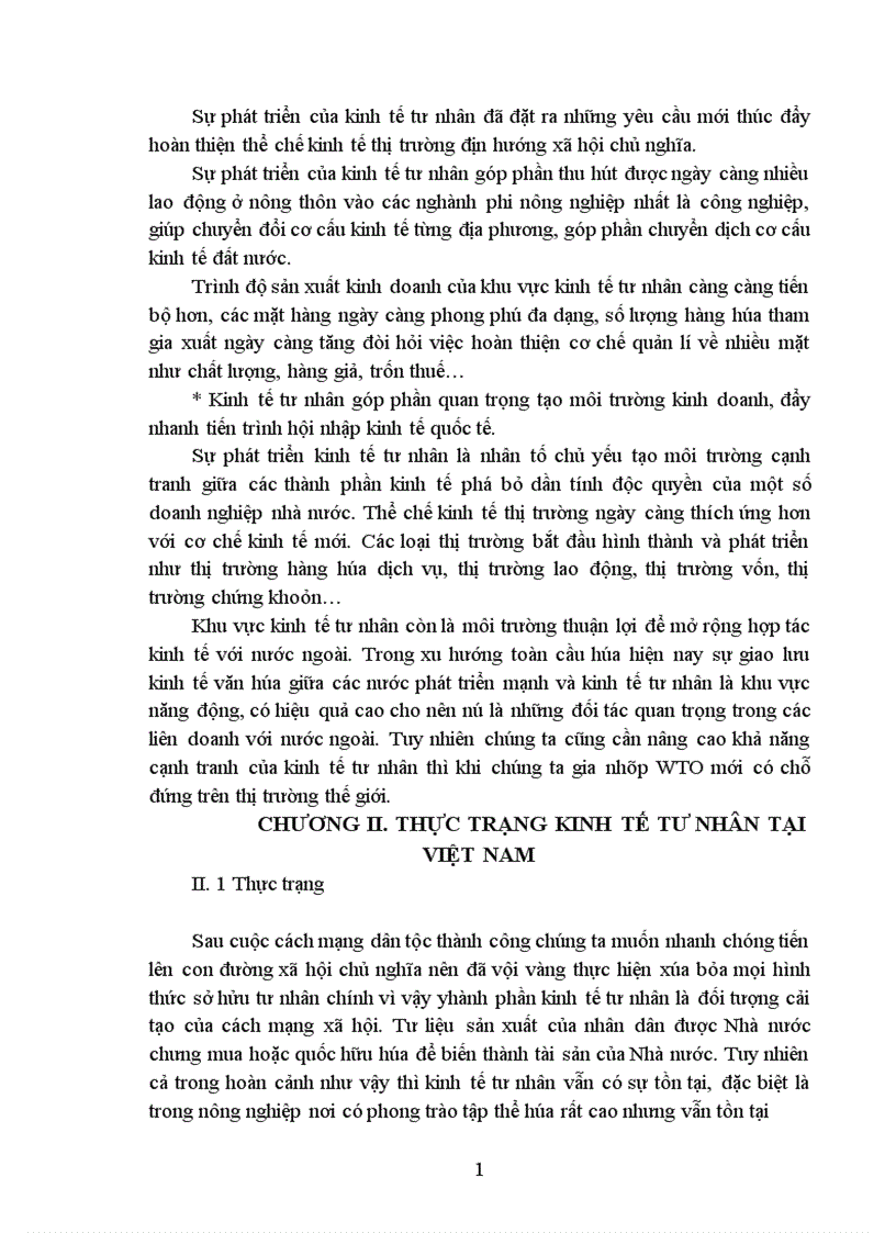 image for page Kinh tế tư nhân và vai trò của nó trong nền kinh tế Việt Nam 1