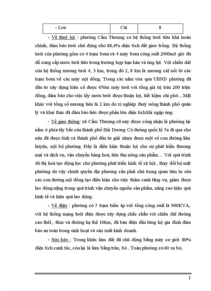 image for page Thực trạng và những giải pháp chủ yếu để nâng cao hiệu quả kinh tế sử dụng đất canh tác ở phường Cẩm Thượng thành phố Hải Dương