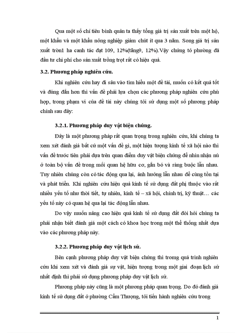 image for page Thực trạng và những giải pháp chủ yếu để nâng cao hiệu quả kinh tế sử dụng đất canh tác ở phường Cẩm Thượng thành phố Hải Dương