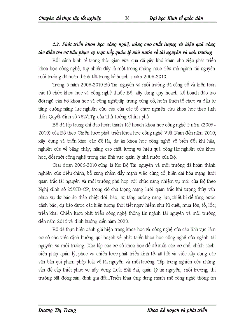 image for page Kinh tế hóa ngành trong xây dựng và tổ chức thực hiện kế hoạch 5 năm của Bộ Tài nguyên và môi trường 1