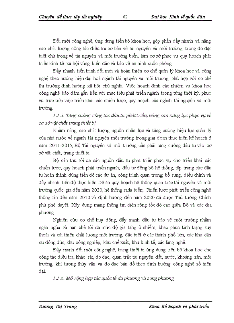image for page Kinh tế hóa ngành trong xây dựng và tổ chức thực hiện kế hoạch 5 năm của Bộ Tài nguyên và môi trường 1