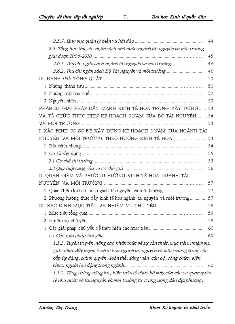 image for page Kinh tế hóa ngành trong xây dựng và tổ chức thực hiện kế hoạch 5 năm của Bộ Tài nguyên và môi trường 1